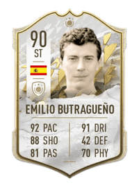 Emilio Butragueño Icon 90 OVR