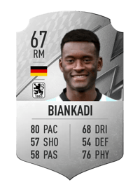 Merveille Biankadi Rare 67 OVR