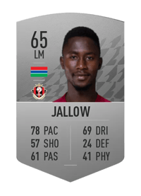 Ablie Jallow Common 65 OVR