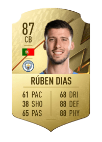 Rúben Dias Rare 87 OVR
