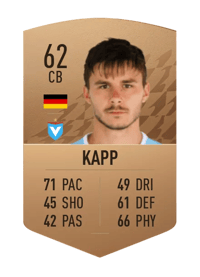 Patrick Kapp Common 62 OVR