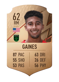 Orrin McKinze Gaines Rare 62 OVR