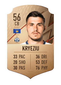 Mirlind Kryeziu Rare 56 OVR