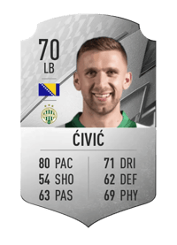 Eldar Ćivić Rare 70 OVR