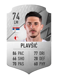 Srđan Plavšić Rare 74 OVR