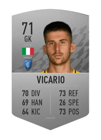 Guglielmo Vicario Common 71 OVR
