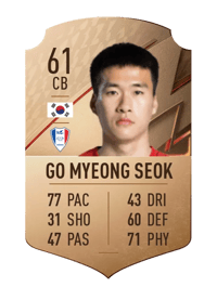 Go Myeong Seok Rare 61 OVR