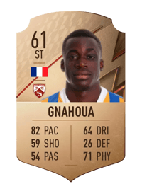 Arthur Gnahoua Rare 61 OVR