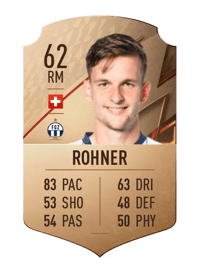 Fabian Rohner Rare 62 OVR