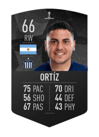 Mauro Ortíz CONMEBOL SUDAMERICANA 66 OVR