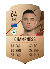 Joseph Champness Rare 64 OVR