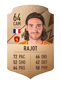 Lorenzo Rajot Rare 64 OVR