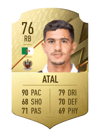Youcef Atal Rare 76 OVR