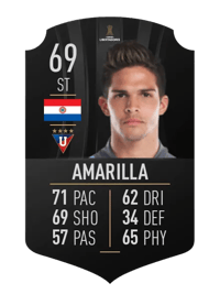 Luis Amarilla CONMEBOL LIBERTADORES 69 OVR