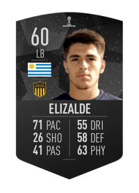 Edgar Elizalde CONMEBOL SUDAMERICANA 60 OVR