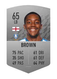 Jaden Brown Common 65 OVR