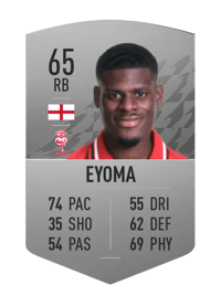 TJ Eyoma Common 65 OVR