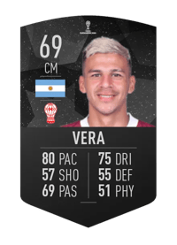 Lucas Vera CONMEBOL SUDAMERICANA 69 OVR