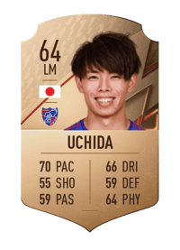 Takuya Uchida Rare 64 OVR