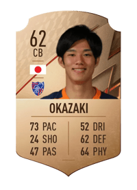 Makoto Okazaki Rare 62 OVR