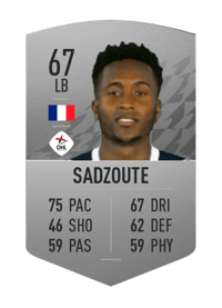 Scotty Sadzoute Common 67 OVR