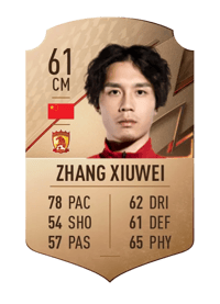 Zhang Xiuwei Rare 61 OVR