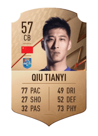 Qiu Tianyi Rare 57 OVR