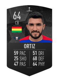Maximiliano Ortiz CONMEBOL SUDAMERICANA 64 OVR