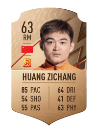 Huang Zichang Rare 63 OVR