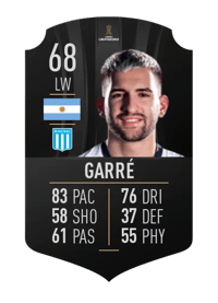 Benjamín Garré CONMEBOL LIBERTADORES 68 OVR