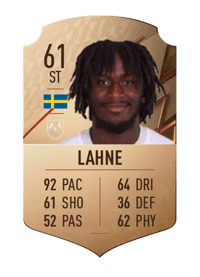 Jack Lahne Rare 61 OVR