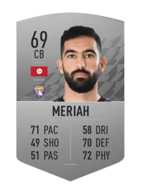 Yassine Meriah Common 69 OVR