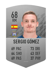 Sergio Gómez Common 68 OVR
