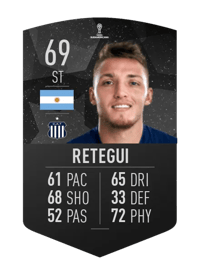 Mateo Retegui CONMEBOL SUDAMERICANA 69 OVR