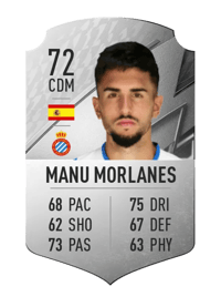 Manu Morlanes Rare 72 OVR