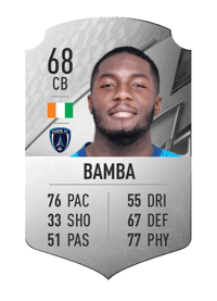 Axel Bamba Rare 68 OVR