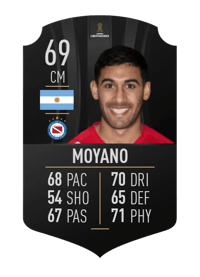 Franco Moyano CONMEBOL LIBERTADORES 69 OVR