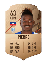 Leverton Pierre Rare 63 OVR