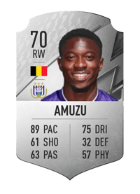 Francis Amuzu Rare 70 OVR