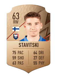 Timo Stavitski Rare 63 OVR