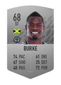 Cory Burke Common 68 OVR
