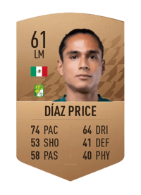 Jorge Díaz Price Common 61 OVR