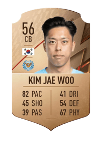 Kim Jae Woo Rare 56 OVR