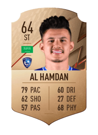 Abdullah Al Hamdan Rare 64 OVR