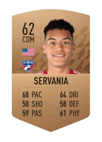 Brandon Servania Common 62 OVR