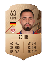 Ersin Zehir Rare 63 OVR