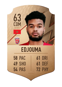 Malcom Edjouma Rare 63 OVR