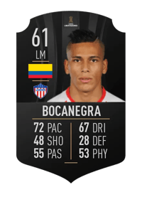 Johan Bocanegra CONMEBOL LIBERTADORES 61 OVR