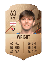 Callum Wright Rare 63 OVR