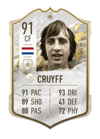 Johan Cruyff Icon 91 OVR